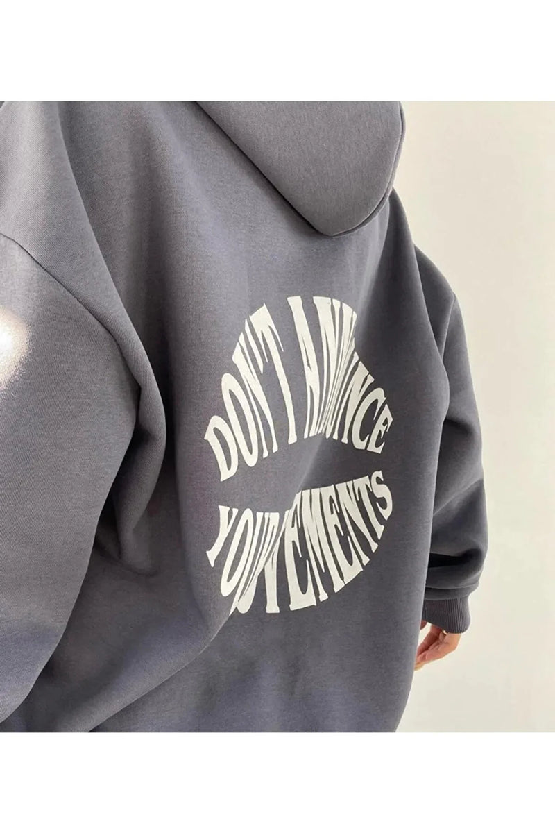 Dark Grey oversized sweatshirt