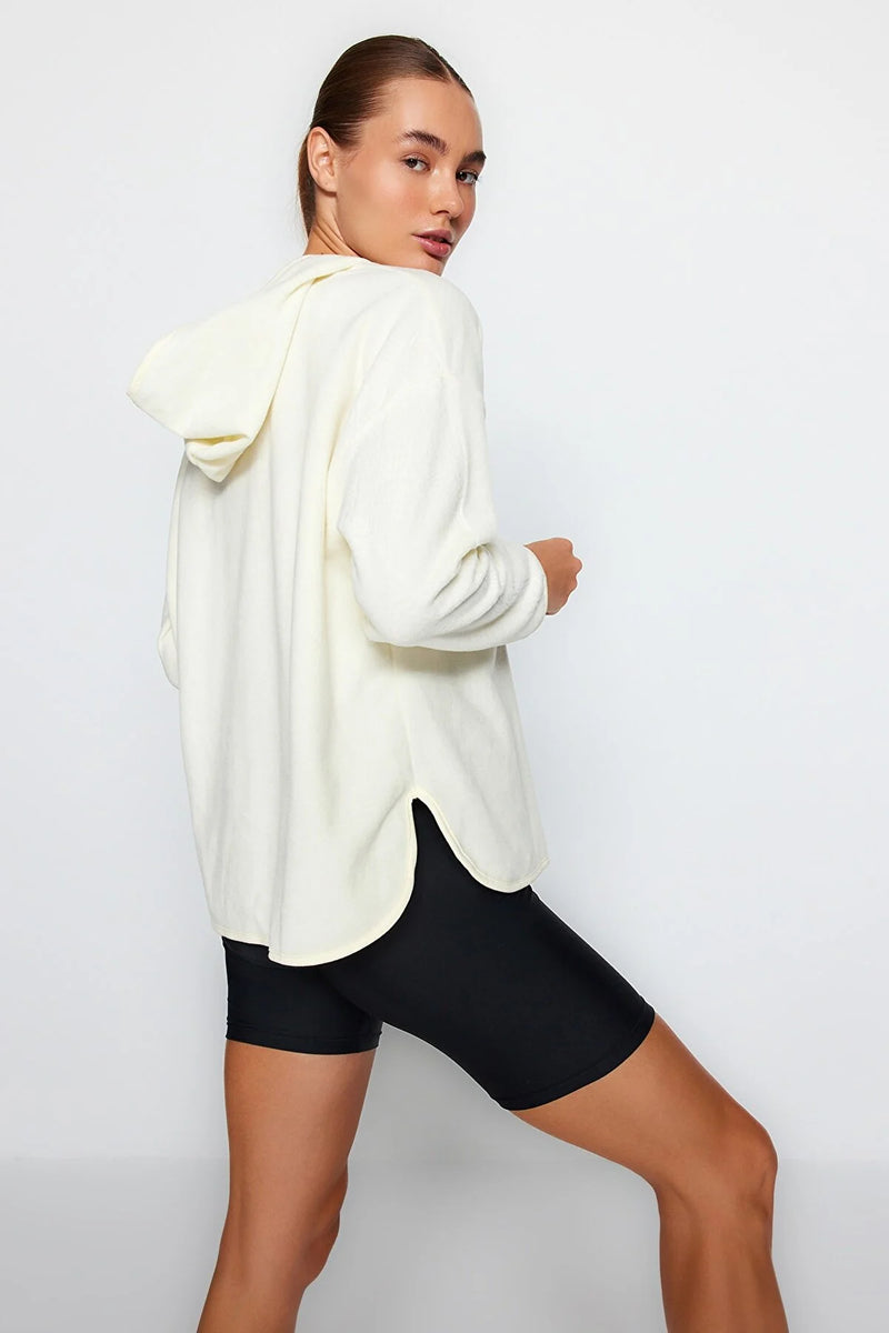 white oversized Sweatshirt