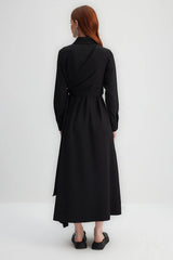 Black maxi dress