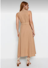 Camel maxi dress