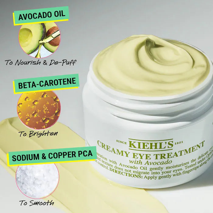 Hydrating Eye Treatment Cream with Avocado