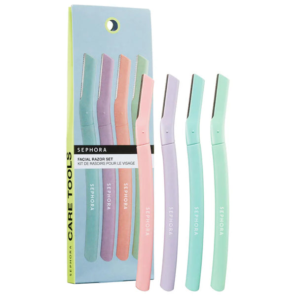 4 Piece Facial Razor Set