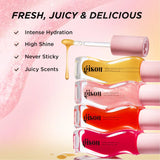 Honey Infused Hydrating Lip Oil - High Shine finish