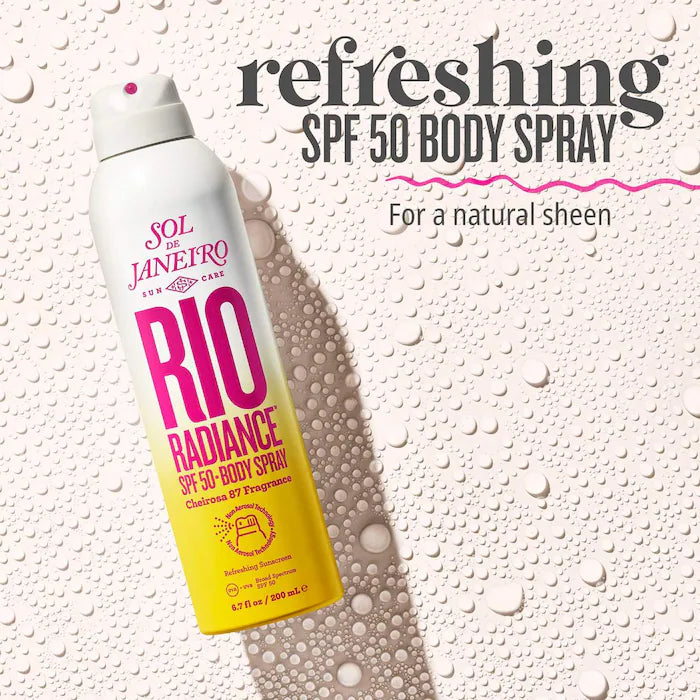 Rio Radiance™ SPF 50 Body Spray Sunscreen with Niacinamide