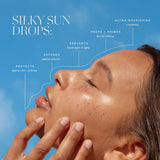 Silky Sun Drops Organic Sunscreen Serum with SPF 30 for Skin Barrier Repair