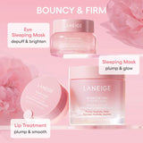 Bouncy & Firm Eye Brightening Sleeping Mask with Peony + Collagen Complex