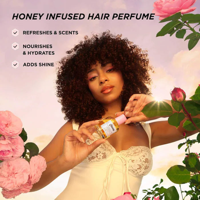 Mini Honey Infused Hair Perfume - Wild Rose