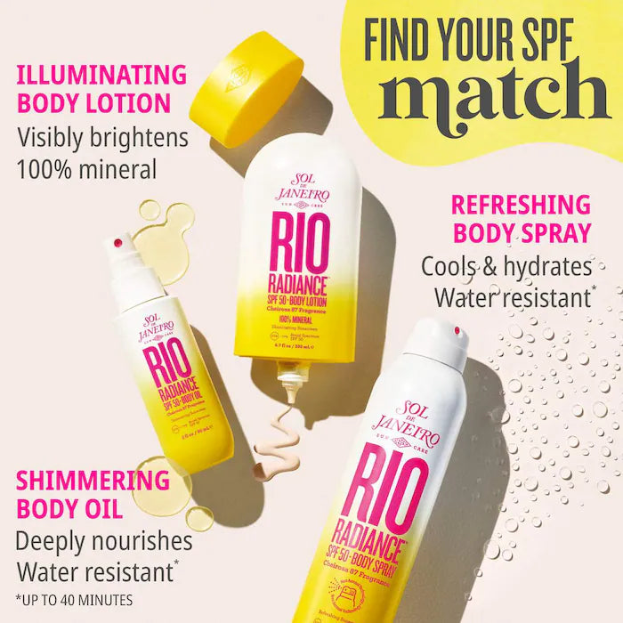 Rio Radiance™ SPF 50 Mineral Body Lotion Sunscreen with Niacinamide