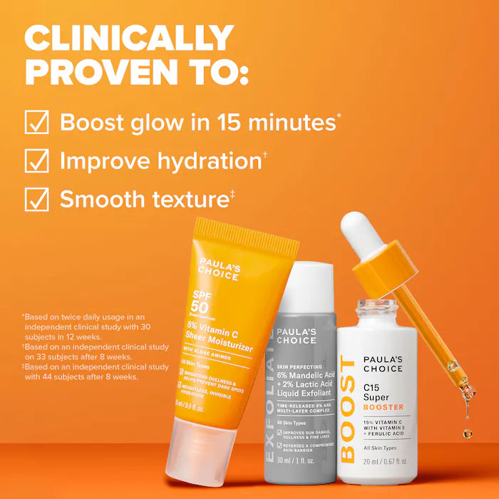 Brighter Days Ahead Kit with Vitamin C and AHA for Discoloration