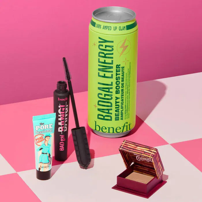 BADgal Energy: Mascara, Pore Primer & Bronzer Trio