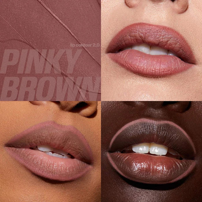 Juicy Bombshell Lip Gloss + Liner Set / Bombshell - Pinky Brown Kit