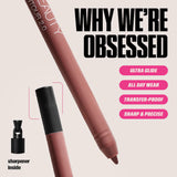 Juicy Bombshell Lip Gloss + Liner Set / Bombshell - Pinky Brown Kit