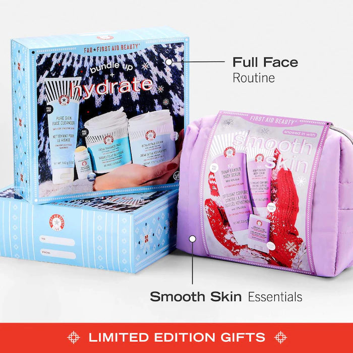 Snowed In with Smooth Skin  - Body Holiday Gift Set and Travel Bag