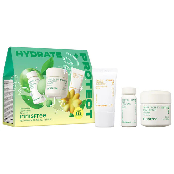 Hydrate + Protect Holiday Set with Hyaluronic Acid