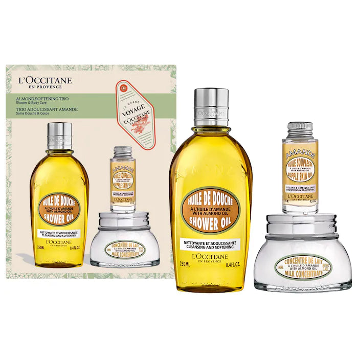 Almond Softening & Moisturizing Holiday Trio