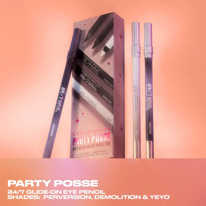 Party Posse 24/7 Eyeliner Trio - Holiday Makeup Set