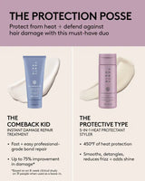 The Protection Posse Instant Damage Repair Treatment + Heat Protectant Set