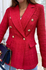 Red Tweed Blazer