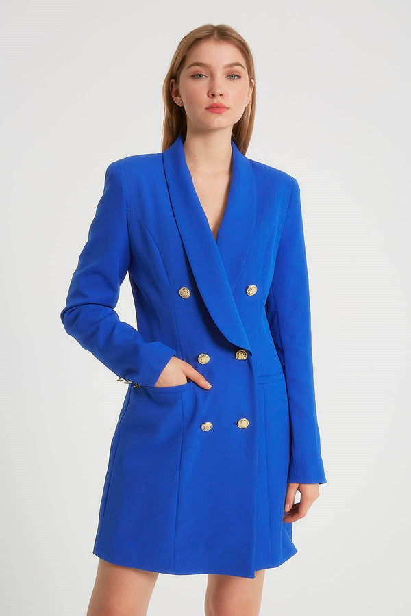 Navy Jacket Dress