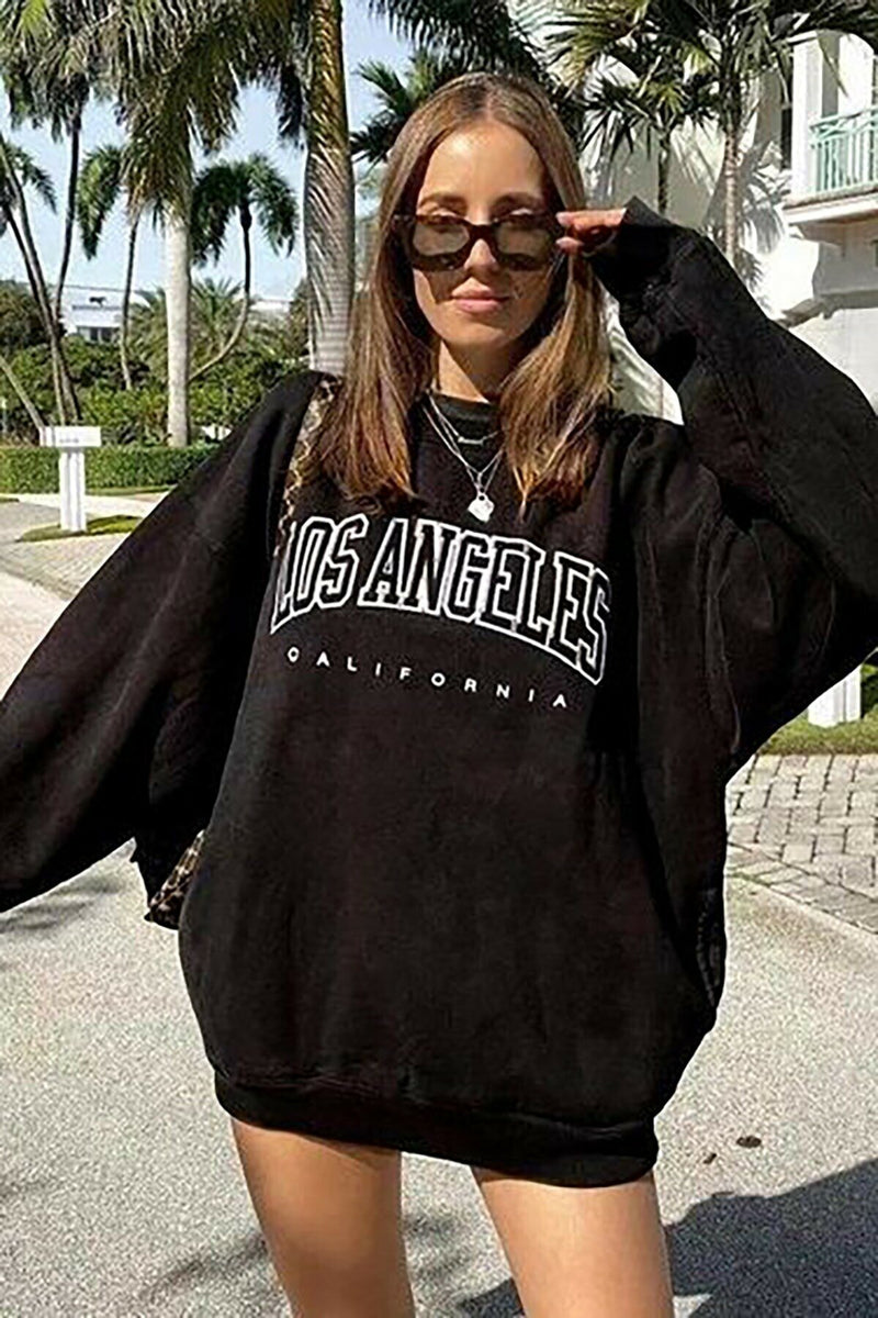 Oversized Black Sweatshirt