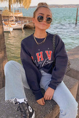 Dark Blue Sweatshirt