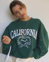 Oversized Green Sweatshirt