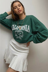 Oversized Green Sweatshirt