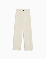 Wide leg tailored trousers