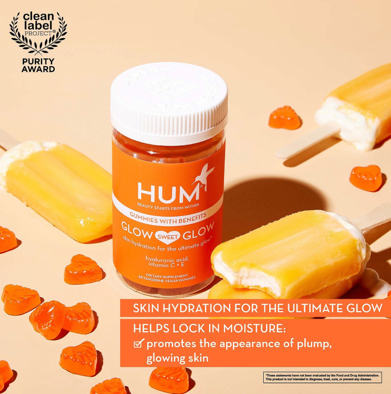 Glow Sweet Glow™ - Skin Hydration Vegan Gummies with Hyaluronic Acid & Vitamin C + E