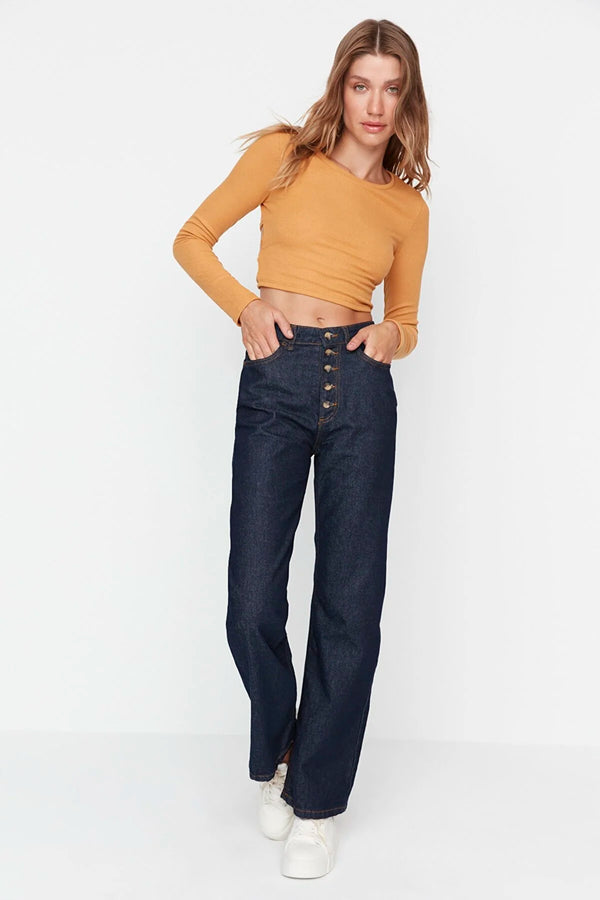 Wide leg jeans