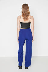 Royal blue Wide Leg Trouser