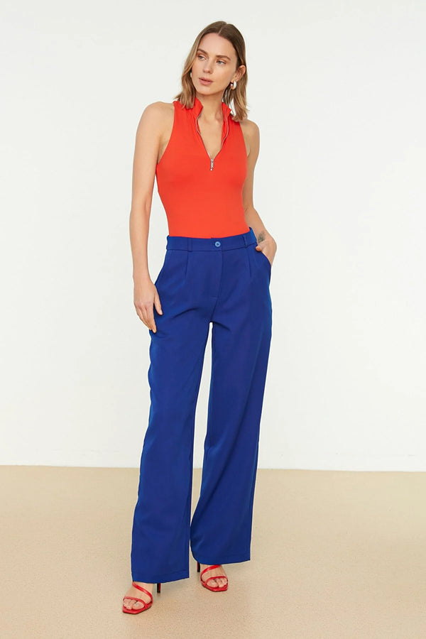 Royal blue Wide Leg Trouser