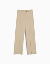 Wide leg tailored trousers