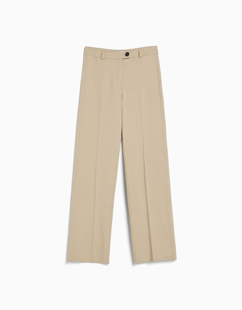 Wide leg tailored trousers