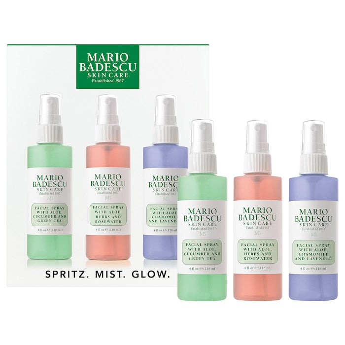 Spritz. Mist. Glow. Facial Spray Trio