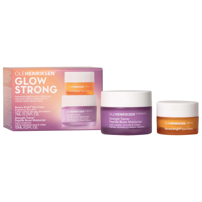 Glow Strong Mini Moisturizer + Eye Cream Duo